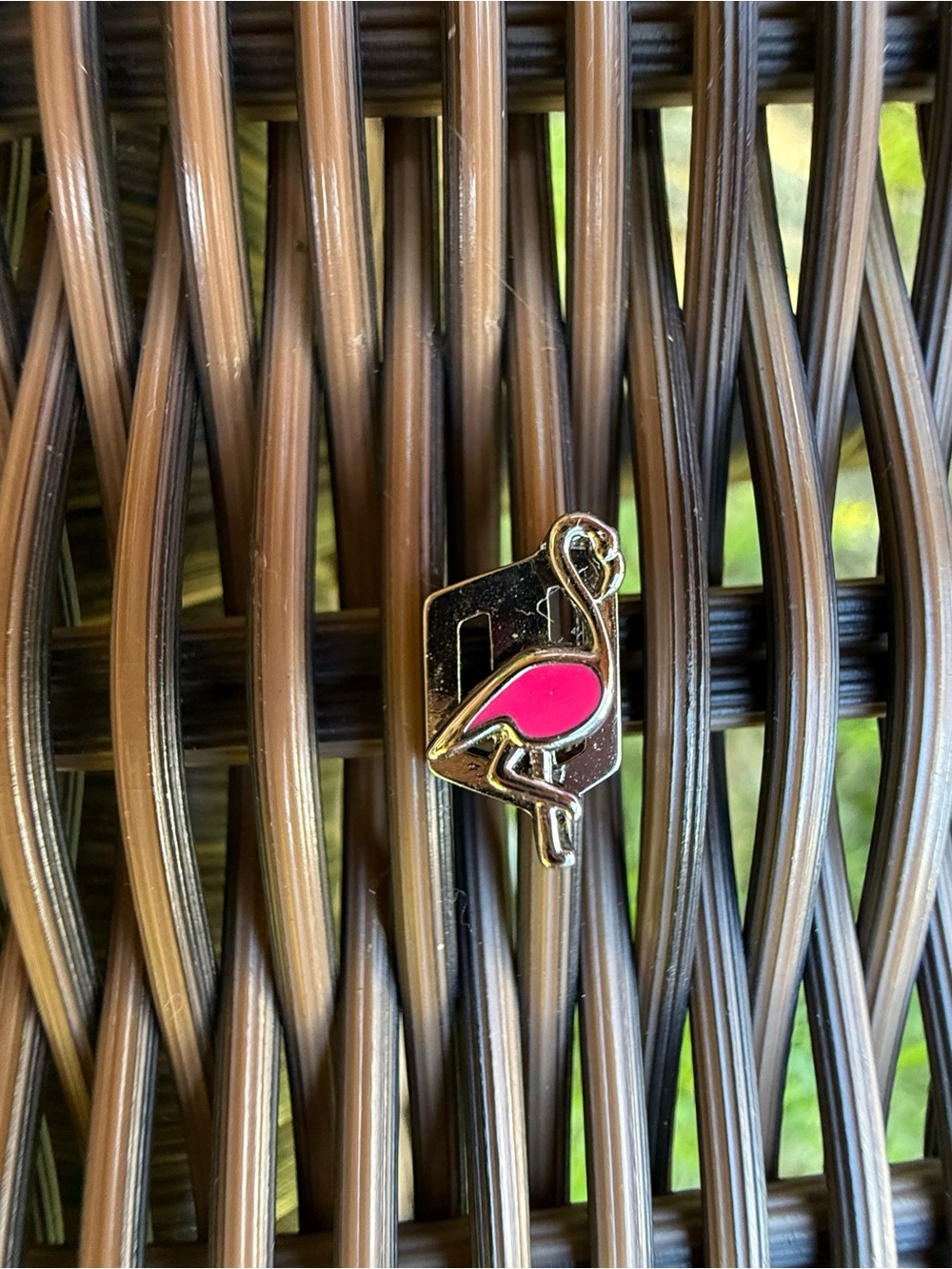 KEEP Collective Pink Flamingo Enamel Charm
